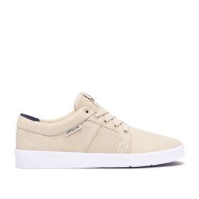 Tenis Bajos Supra INETO Hombre Blancas (MX-78392)